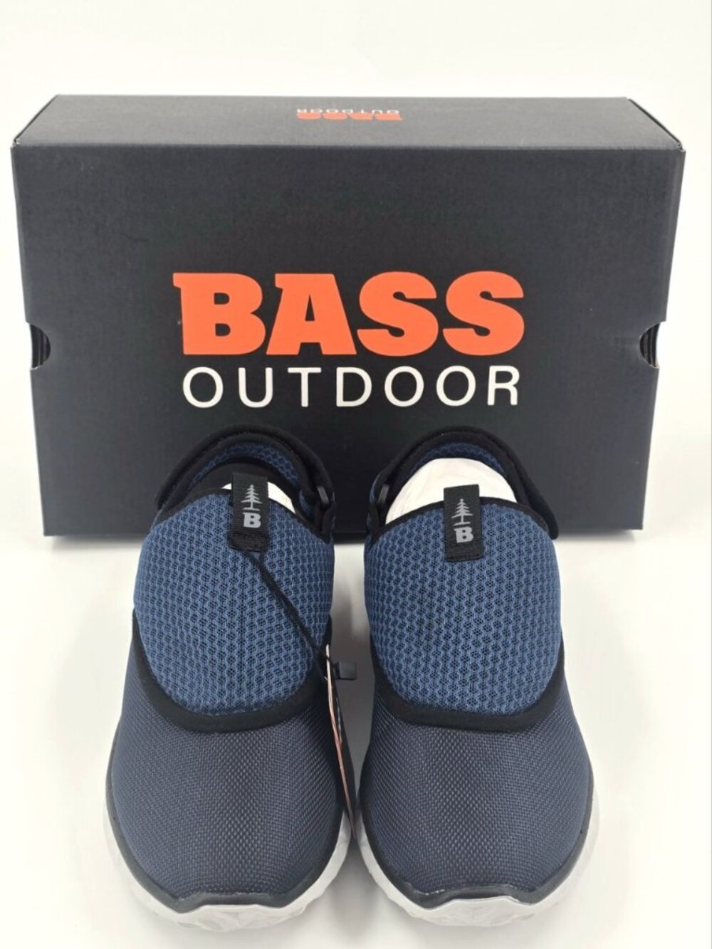 BASS OUTDOOR Men's Hex Action Hiking Shoes Traction Sole Size 9 Majorica Blue